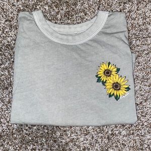 O’Neill green women’s crop top (short-sleeved)